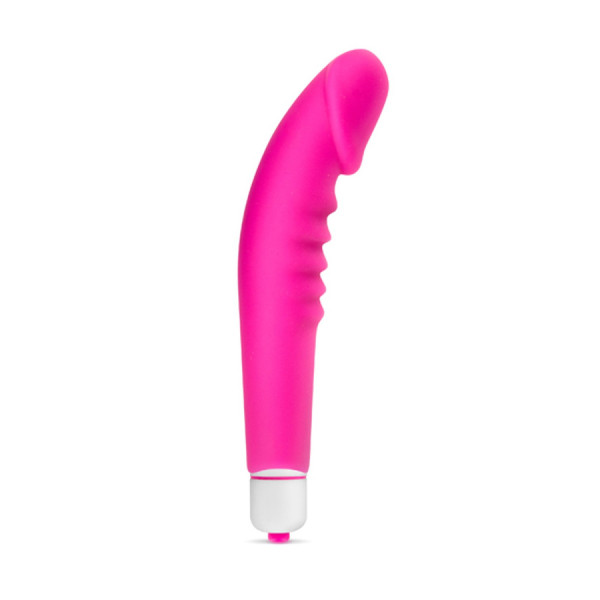 Vibromasseur stimulateur réaliste point G rose silicone 7 vitesses 
